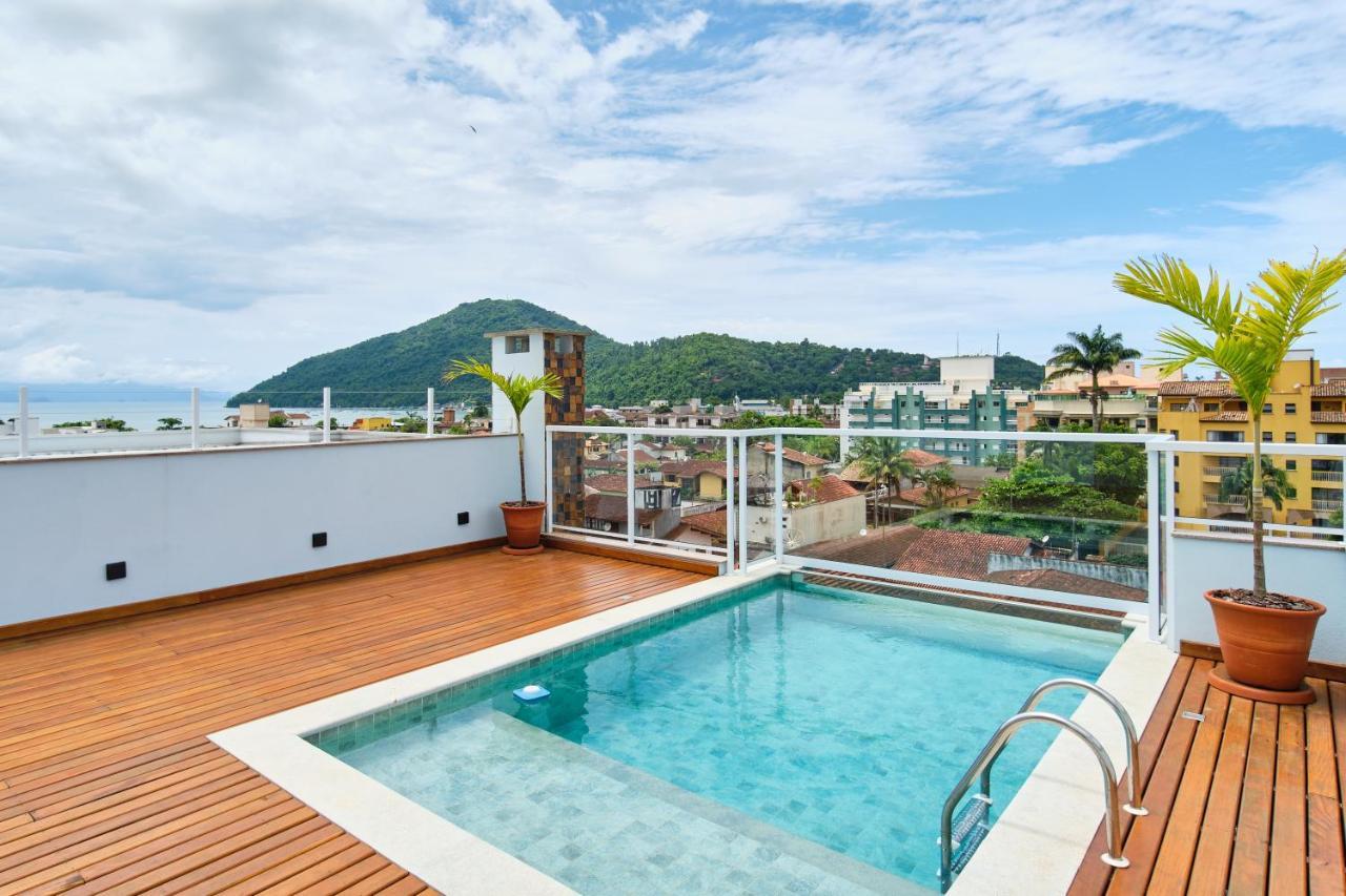Orla Ubatuba 300 Metros - Ar Condicionado, Varanda Gourmet Luaran gambar