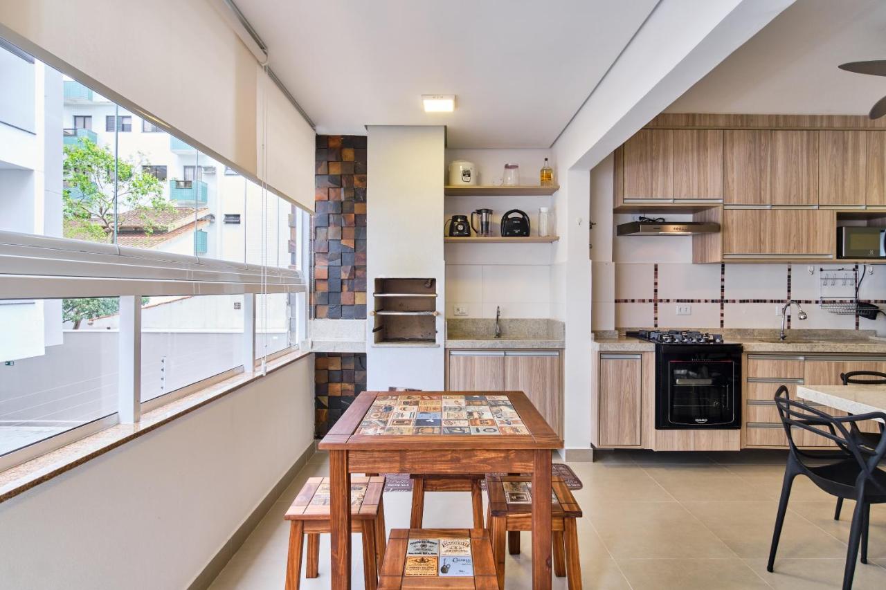 Orla Ubatuba 300 Metros - Ar Condicionado, Varanda Gourmet Luaran gambar