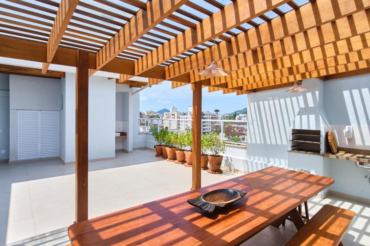 Orla Ubatuba 300 Metros - Ar Condicionado, Varanda Gourmet Luaran gambar